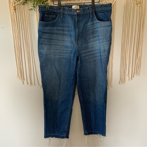 Universal Thread Denim - UNIVERSAL THREAD Women’s High Rise Vintage Straight Raw Hem‎ Jeans Size 18